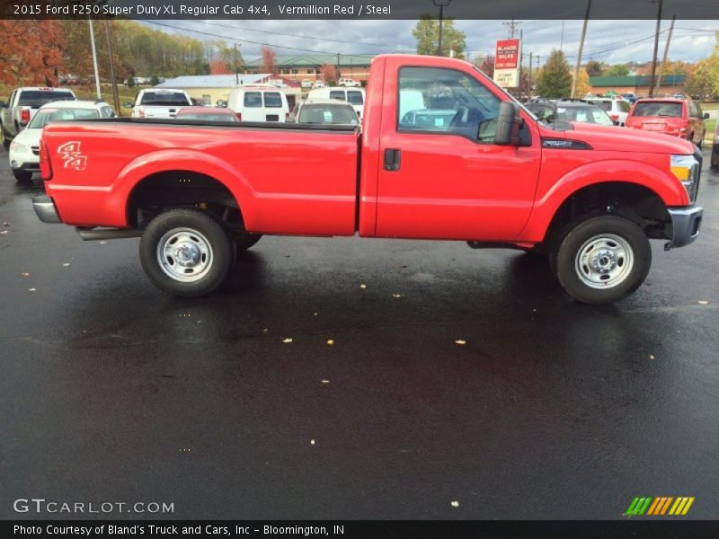 Vermillion Red / Steel 2015 Ford F250 Super Duty XL Regular Cab 4x4