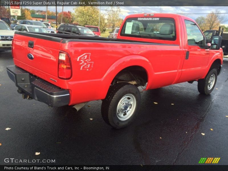 Vermillion Red / Steel 2015 Ford F250 Super Duty XL Regular Cab 4x4