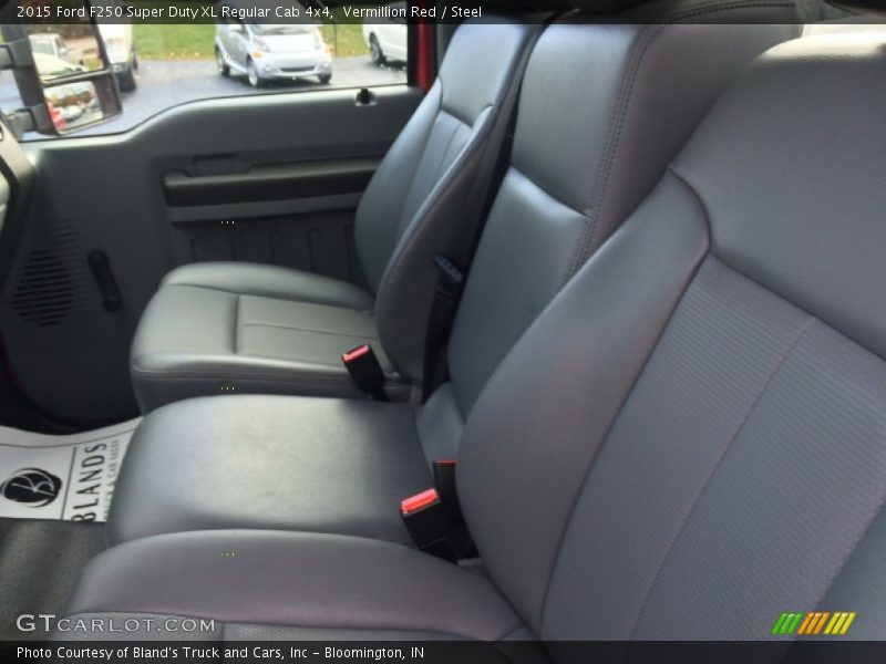 Vermillion Red / Steel 2015 Ford F250 Super Duty XL Regular Cab 4x4