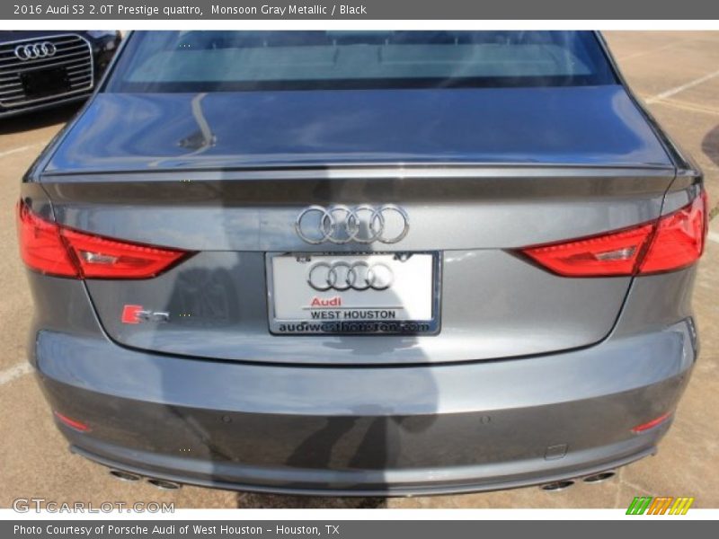 Monsoon Gray Metallic / Black 2016 Audi S3 2.0T Prestige quattro