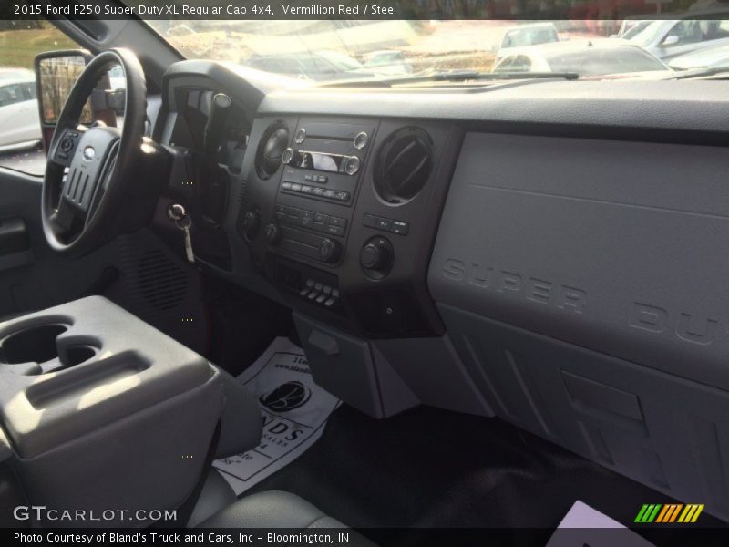 Vermillion Red / Steel 2015 Ford F250 Super Duty XL Regular Cab 4x4