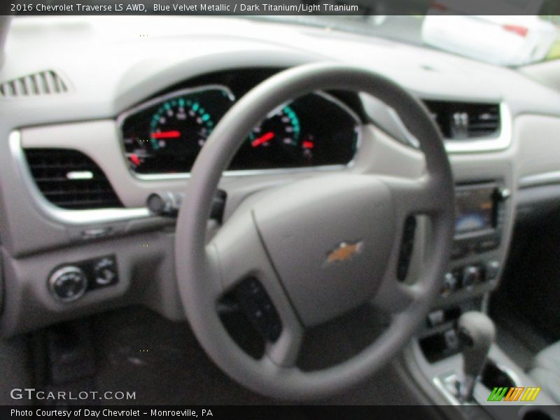 Blue Velvet Metallic / Dark Titanium/Light Titanium 2016 Chevrolet Traverse LS AWD