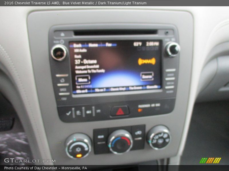 Blue Velvet Metallic / Dark Titanium/Light Titanium 2016 Chevrolet Traverse LS AWD