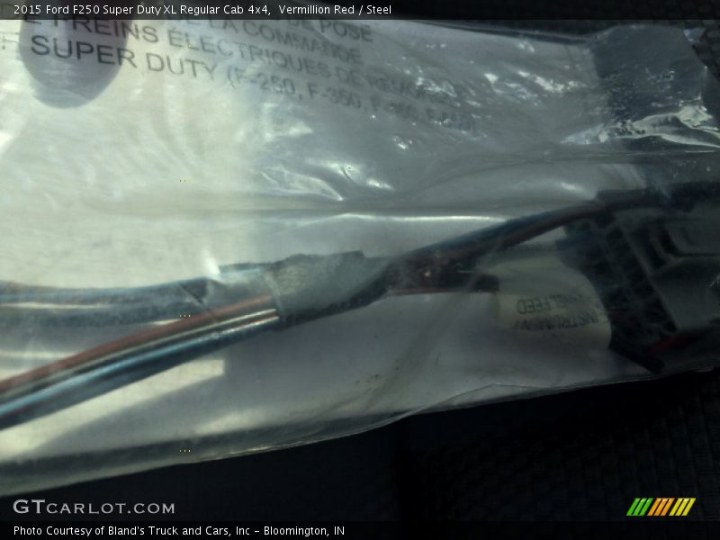 Vermillion Red / Steel 2015 Ford F250 Super Duty XL Regular Cab 4x4