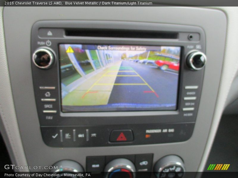 Blue Velvet Metallic / Dark Titanium/Light Titanium 2016 Chevrolet Traverse LS AWD