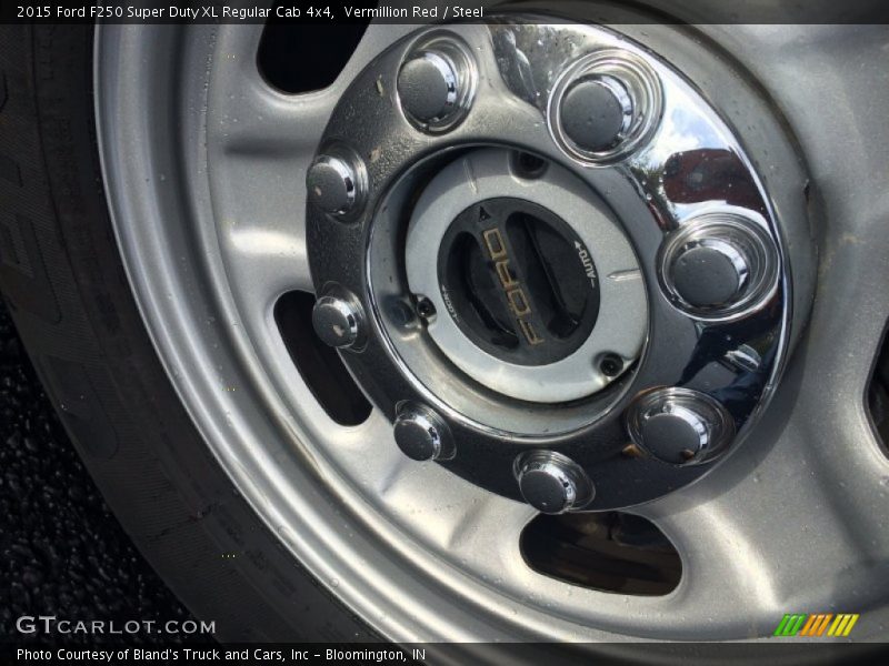 Vermillion Red / Steel 2015 Ford F250 Super Duty XL Regular Cab 4x4