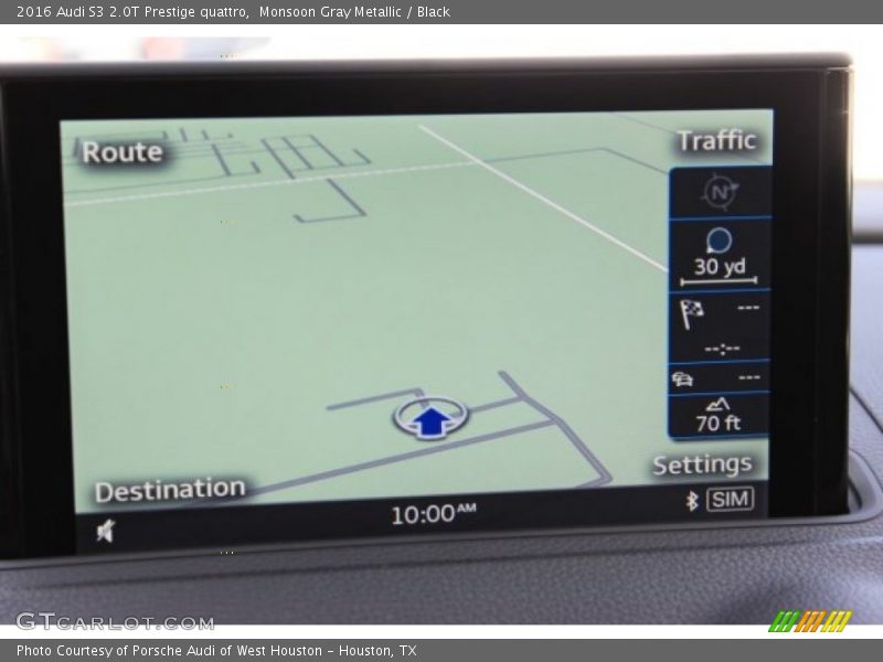 Navigation of 2016 S3 2.0T Prestige quattro