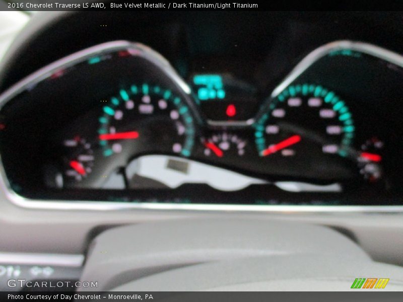 Blue Velvet Metallic / Dark Titanium/Light Titanium 2016 Chevrolet Traverse LS AWD