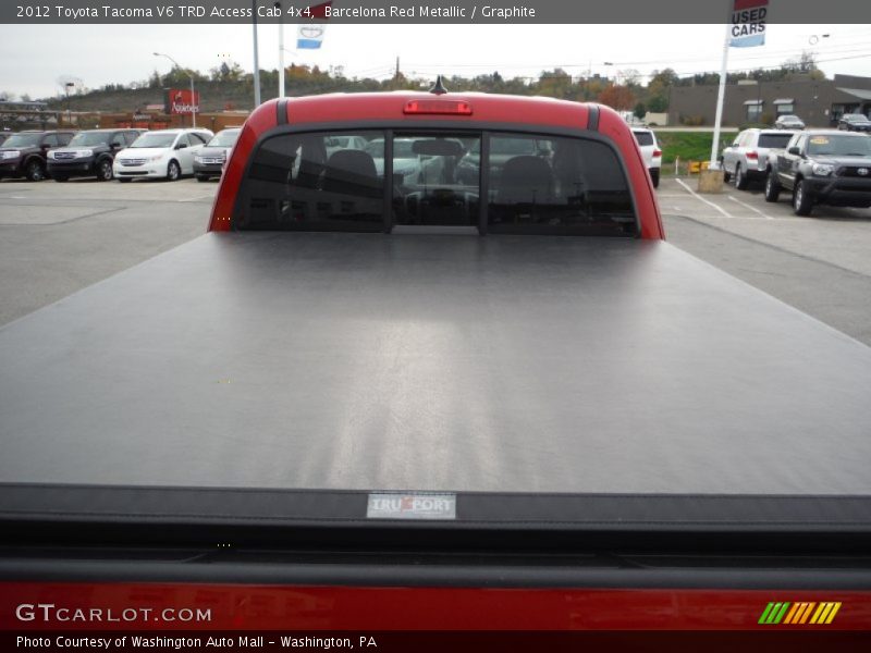Barcelona Red Metallic / Graphite 2012 Toyota Tacoma V6 TRD Access Cab 4x4