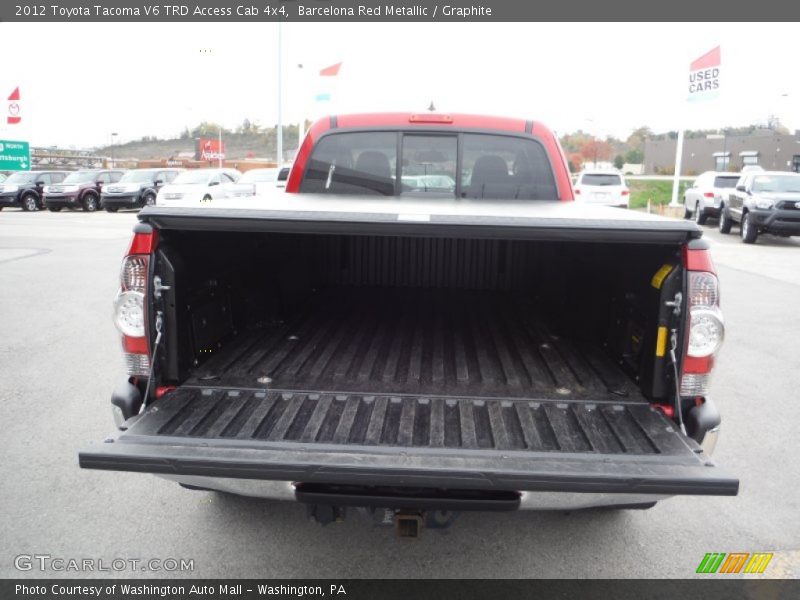 Barcelona Red Metallic / Graphite 2012 Toyota Tacoma V6 TRD Access Cab 4x4