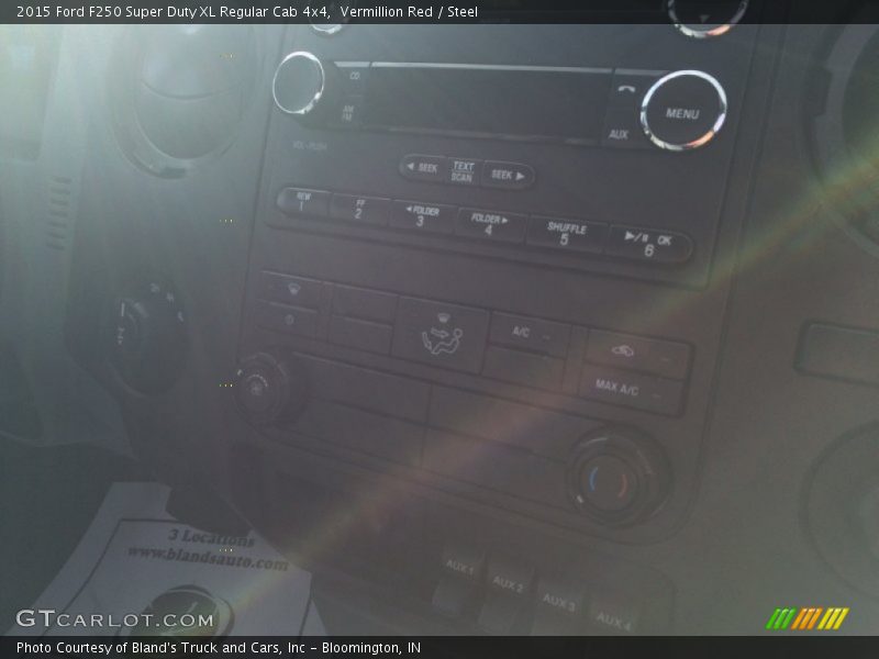 Vermillion Red / Steel 2015 Ford F250 Super Duty XL Regular Cab 4x4