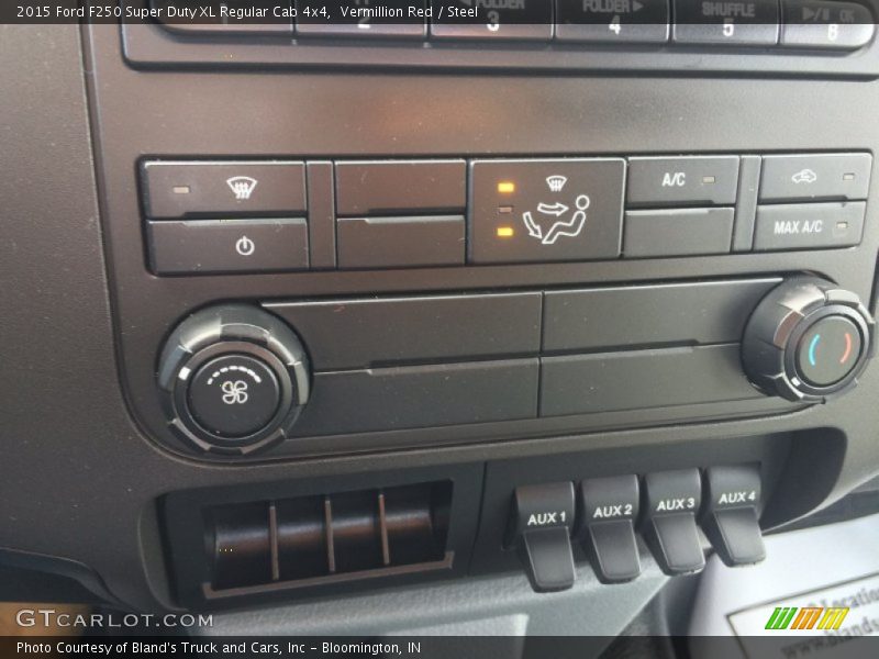 Vermillion Red / Steel 2015 Ford F250 Super Duty XL Regular Cab 4x4
