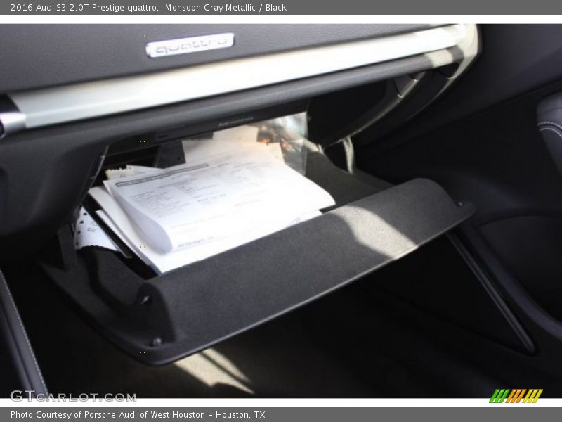Monsoon Gray Metallic / Black 2016 Audi S3 2.0T Prestige quattro