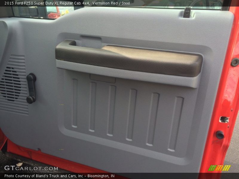 Vermillion Red / Steel 2015 Ford F250 Super Duty XL Regular Cab 4x4