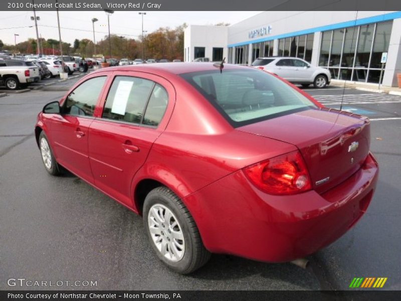 Victory Red / Gray 2010 Chevrolet Cobalt LS Sedan