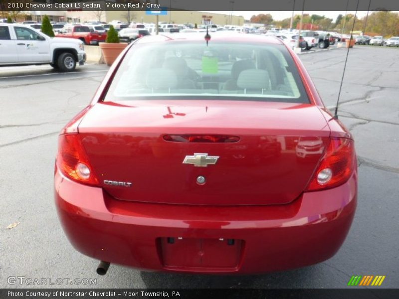 Victory Red / Gray 2010 Chevrolet Cobalt LS Sedan