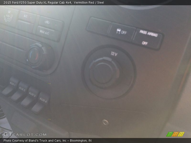 Vermillion Red / Steel 2015 Ford F250 Super Duty XL Regular Cab 4x4