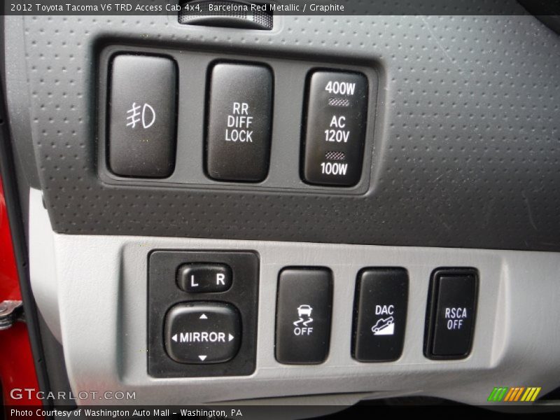 Barcelona Red Metallic / Graphite 2012 Toyota Tacoma V6 TRD Access Cab 4x4