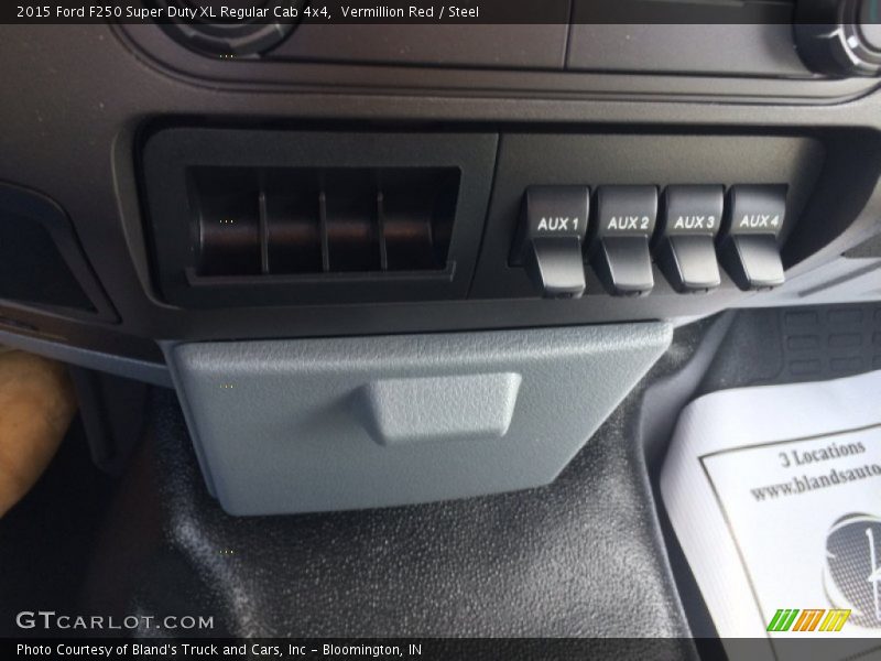 Vermillion Red / Steel 2015 Ford F250 Super Duty XL Regular Cab 4x4