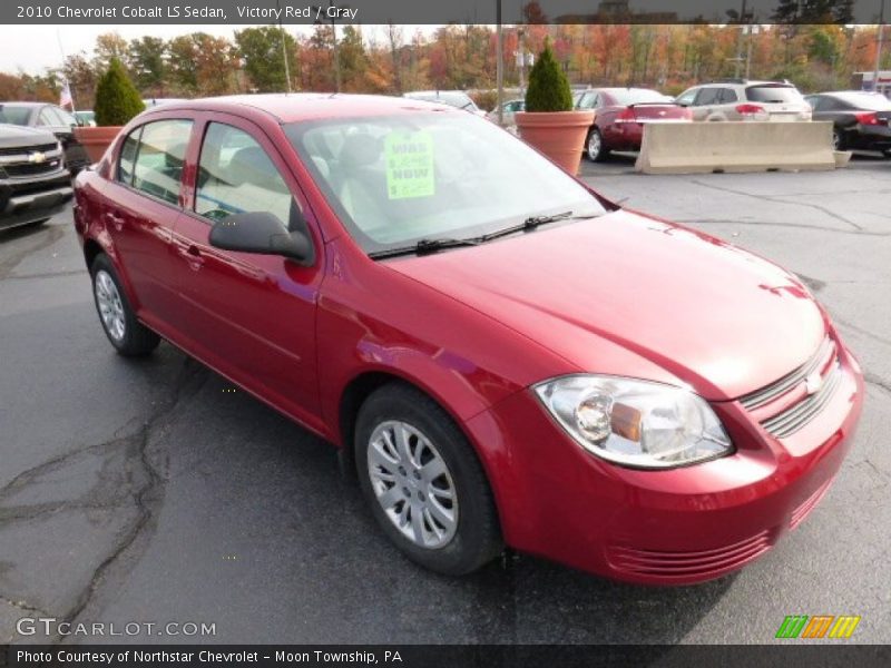 Victory Red / Gray 2010 Chevrolet Cobalt LS Sedan