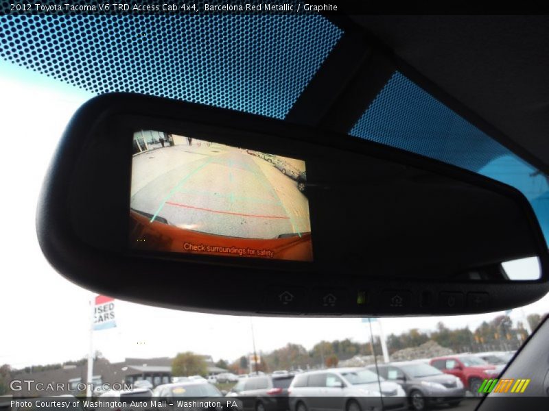 Barcelona Red Metallic / Graphite 2012 Toyota Tacoma V6 TRD Access Cab 4x4