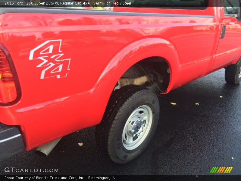 Vermillion Red / Steel 2015 Ford F250 Super Duty XL Regular Cab 4x4
