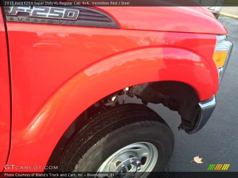Vermillion Red / Steel 2015 Ford F250 Super Duty XL Regular Cab 4x4