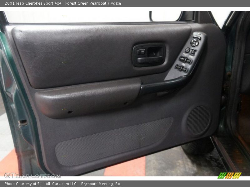 Forest Green Pearlcoat / Agate 2001 Jeep Cherokee Sport 4x4