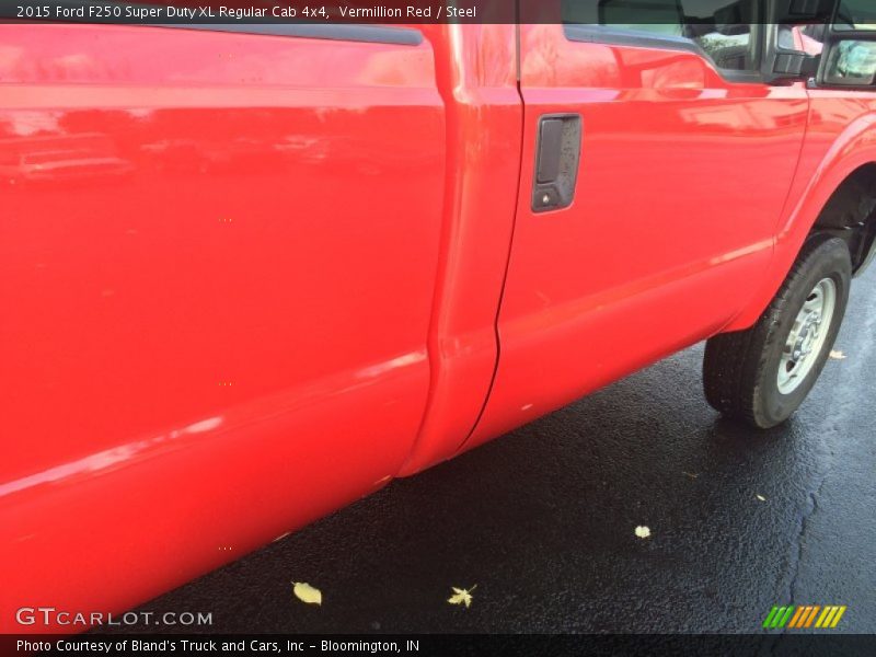 Vermillion Red / Steel 2015 Ford F250 Super Duty XL Regular Cab 4x4