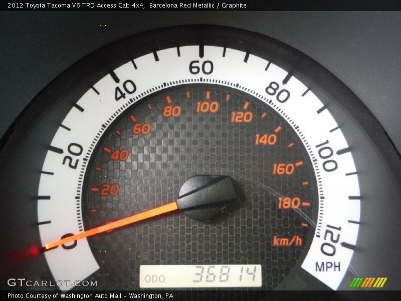 Barcelona Red Metallic / Graphite 2012 Toyota Tacoma V6 TRD Access Cab 4x4