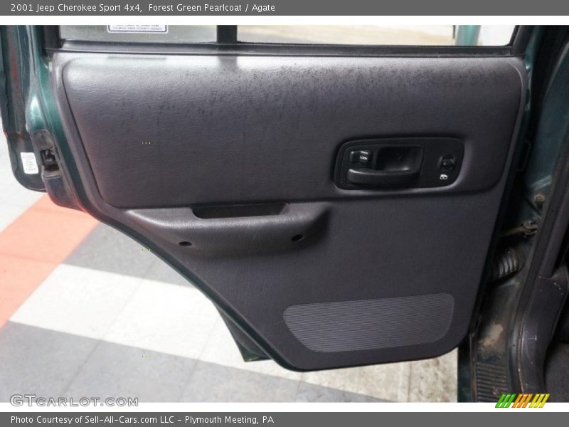 Forest Green Pearlcoat / Agate 2001 Jeep Cherokee Sport 4x4