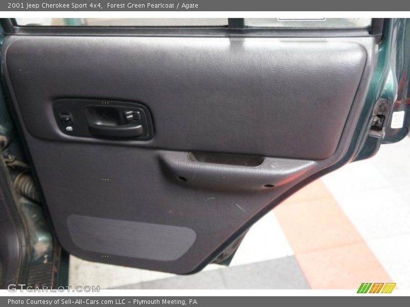 Forest Green Pearlcoat / Agate 2001 Jeep Cherokee Sport 4x4