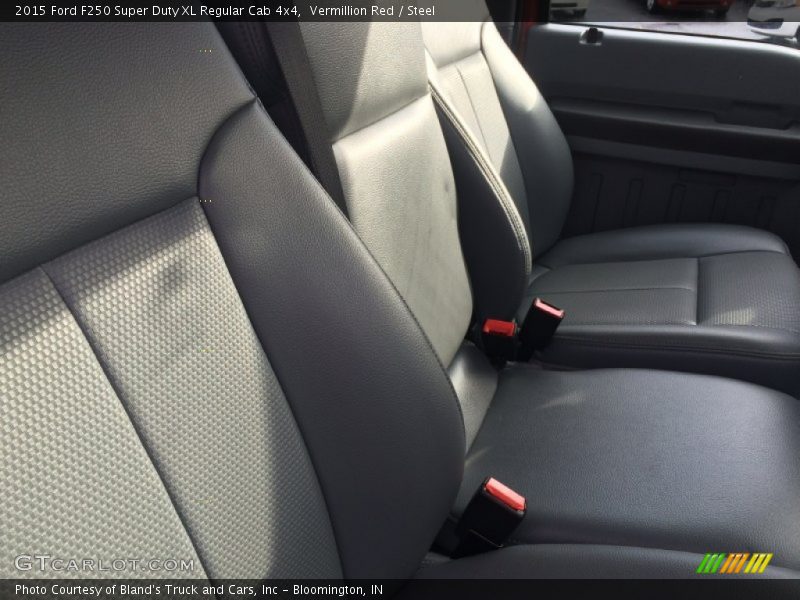 Vermillion Red / Steel 2015 Ford F250 Super Duty XL Regular Cab 4x4