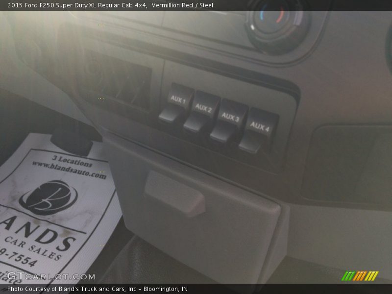 Vermillion Red / Steel 2015 Ford F250 Super Duty XL Regular Cab 4x4