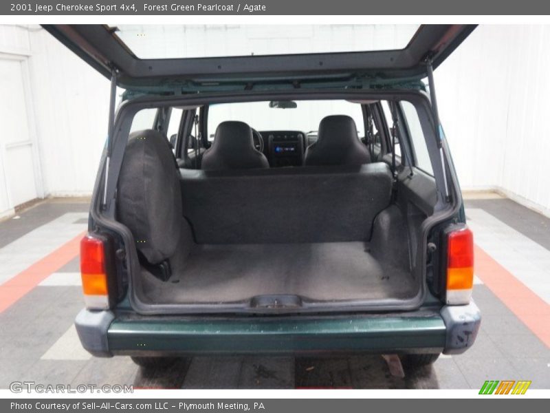 Forest Green Pearlcoat / Agate 2001 Jeep Cherokee Sport 4x4