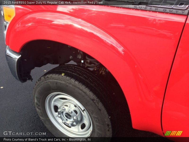 Vermillion Red / Steel 2015 Ford F250 Super Duty XL Regular Cab 4x4
