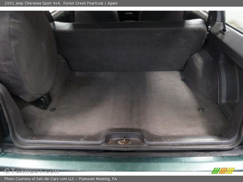 Forest Green Pearlcoat / Agate 2001 Jeep Cherokee Sport 4x4