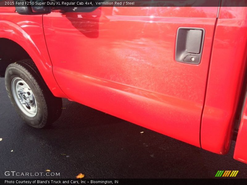 Vermillion Red / Steel 2015 Ford F250 Super Duty XL Regular Cab 4x4