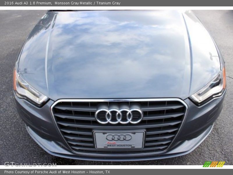 Monsoon Gray Metallic / Titanium Gray 2016 Audi A3 1.8 Premium