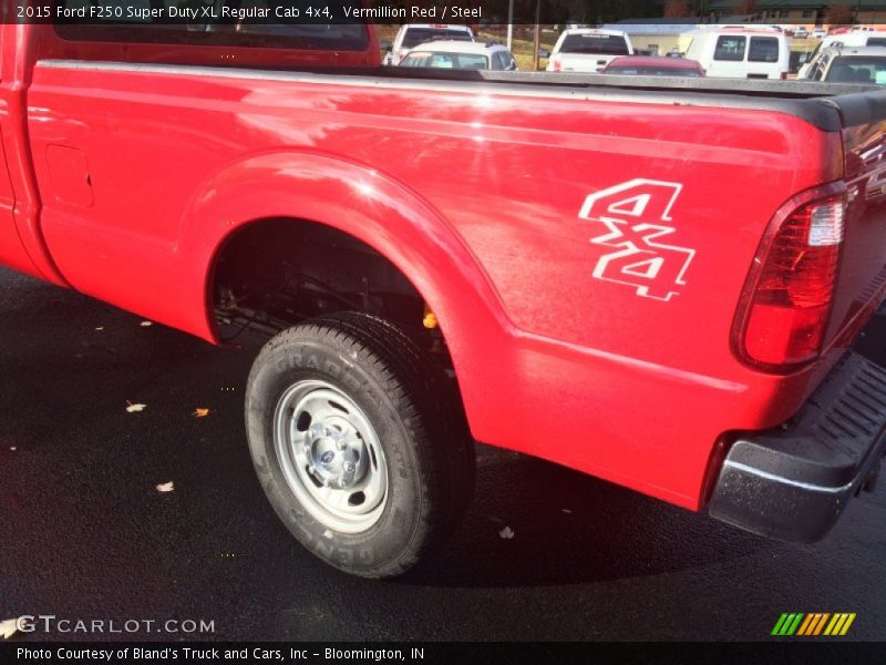 Vermillion Red / Steel 2015 Ford F250 Super Duty XL Regular Cab 4x4