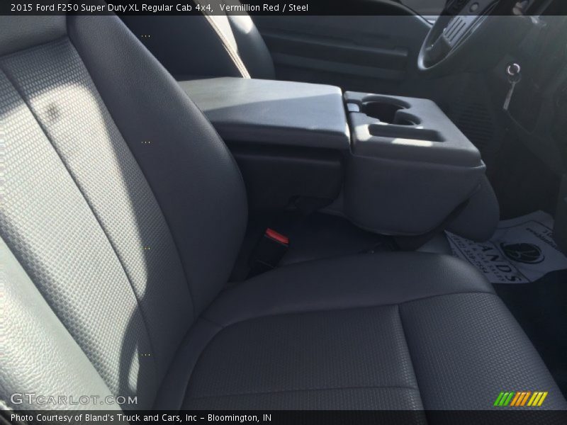 Vermillion Red / Steel 2015 Ford F250 Super Duty XL Regular Cab 4x4