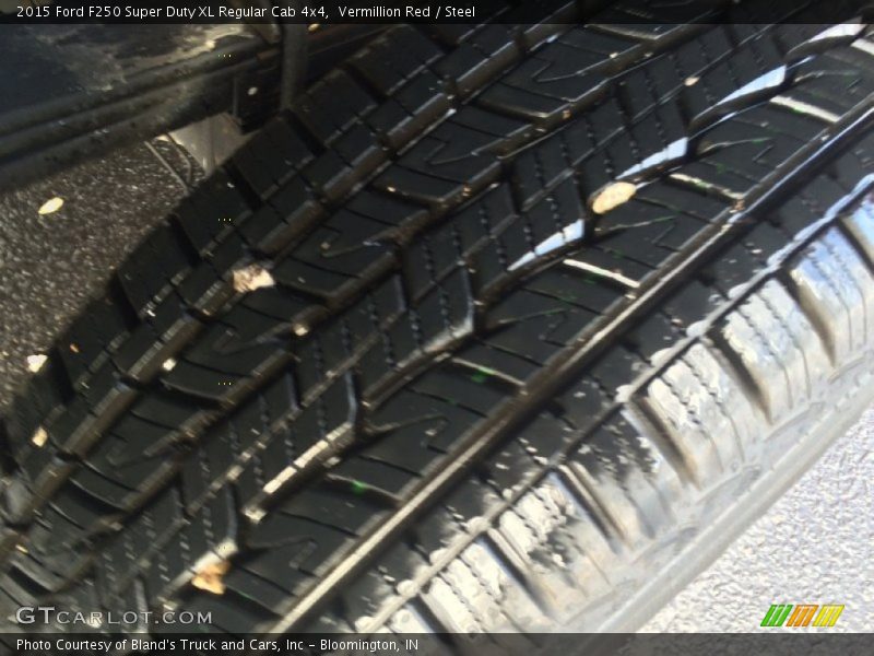 Vermillion Red / Steel 2015 Ford F250 Super Duty XL Regular Cab 4x4
