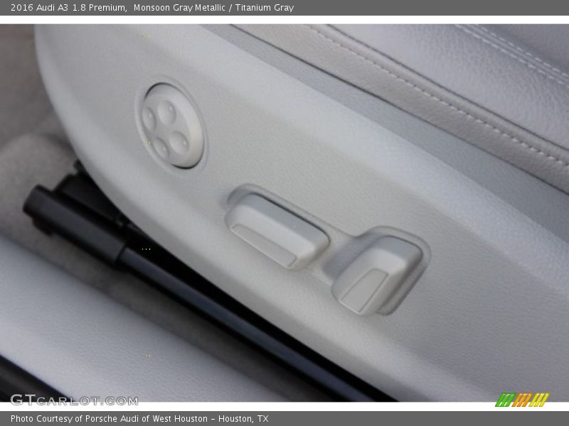 Monsoon Gray Metallic / Titanium Gray 2016 Audi A3 1.8 Premium