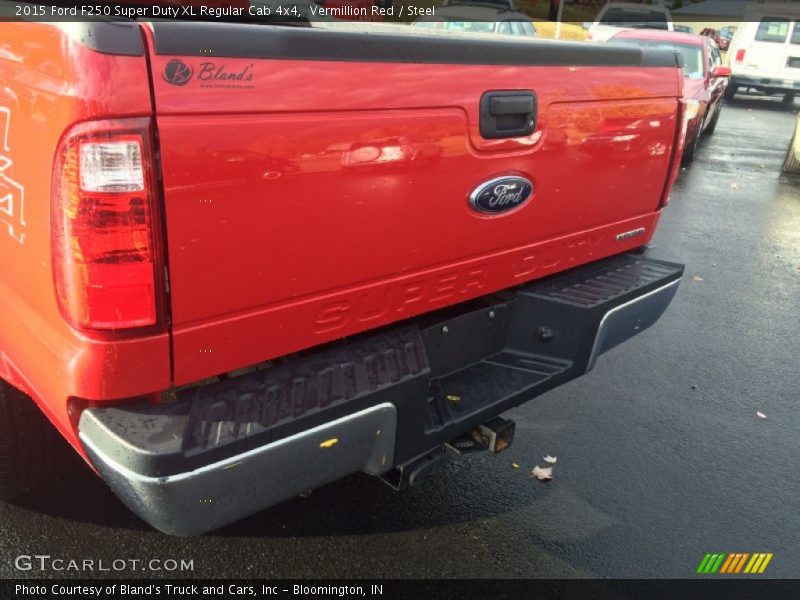 Vermillion Red / Steel 2015 Ford F250 Super Duty XL Regular Cab 4x4