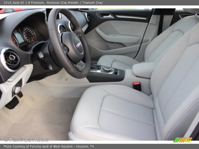 Monsoon Gray Metallic / Titanium Gray 2016 Audi A3 1.8 Premium