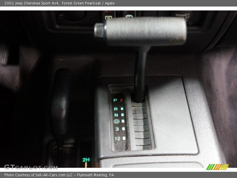 Forest Green Pearlcoat / Agate 2001 Jeep Cherokee Sport 4x4