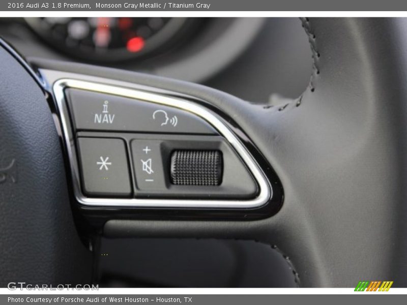 Monsoon Gray Metallic / Titanium Gray 2016 Audi A3 1.8 Premium
