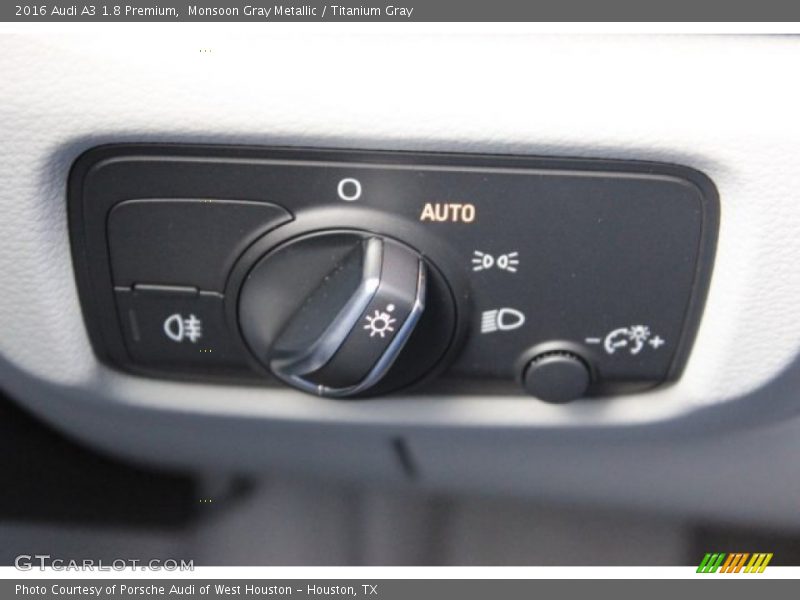 Monsoon Gray Metallic / Titanium Gray 2016 Audi A3 1.8 Premium