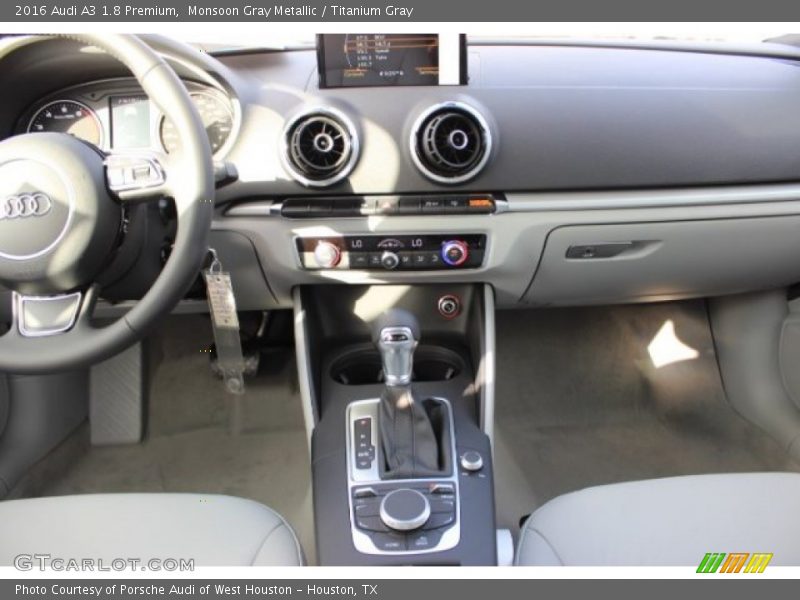 Monsoon Gray Metallic / Titanium Gray 2016 Audi A3 1.8 Premium