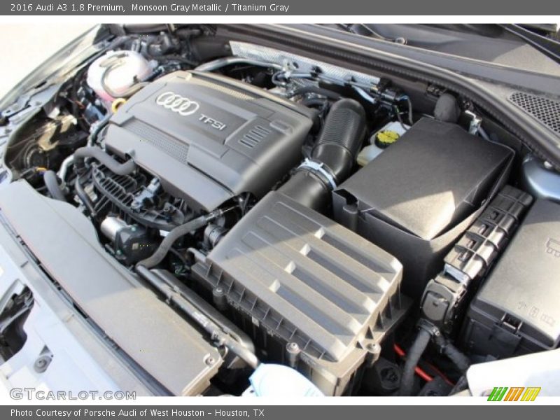 Monsoon Gray Metallic / Titanium Gray 2016 Audi A3 1.8 Premium
